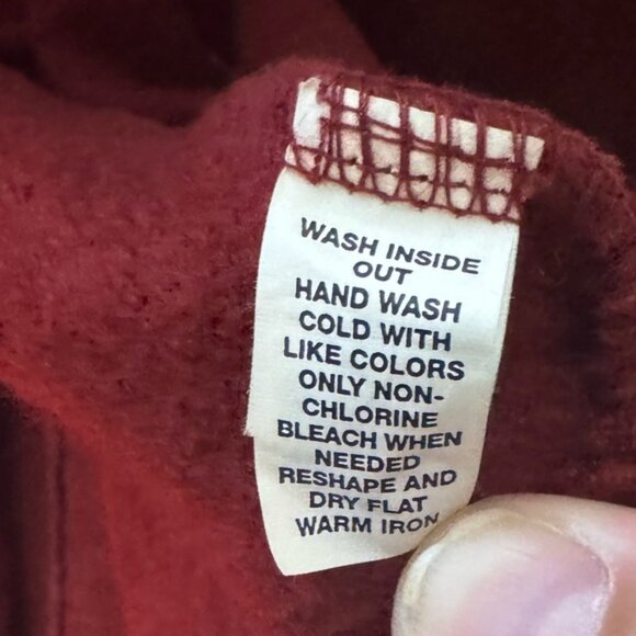 GAP Women's Deep Red Pea Coat size XS - Picture 4 of 4